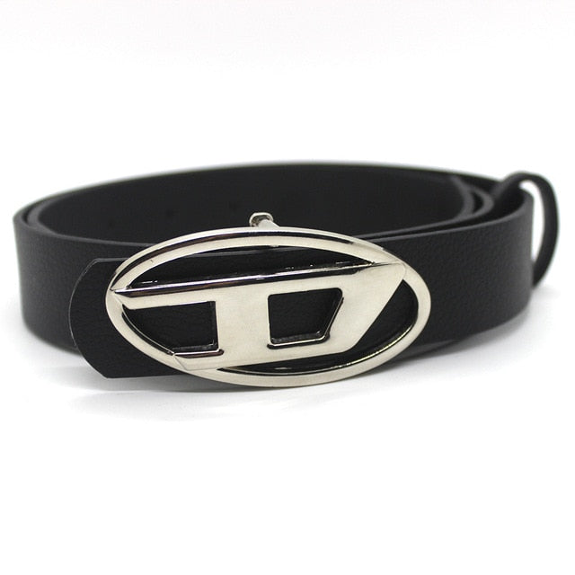 Oval Metal Buckle Belt
