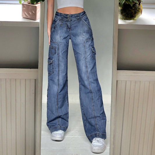 High Waisted Cargos