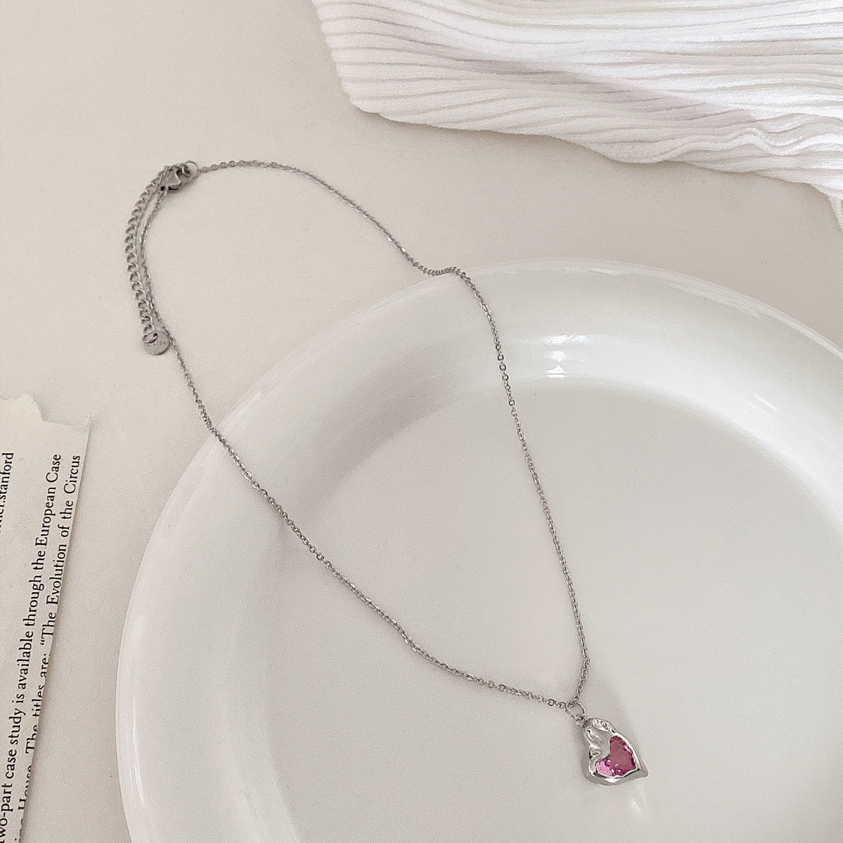 Rose Crystal Necklace Collection