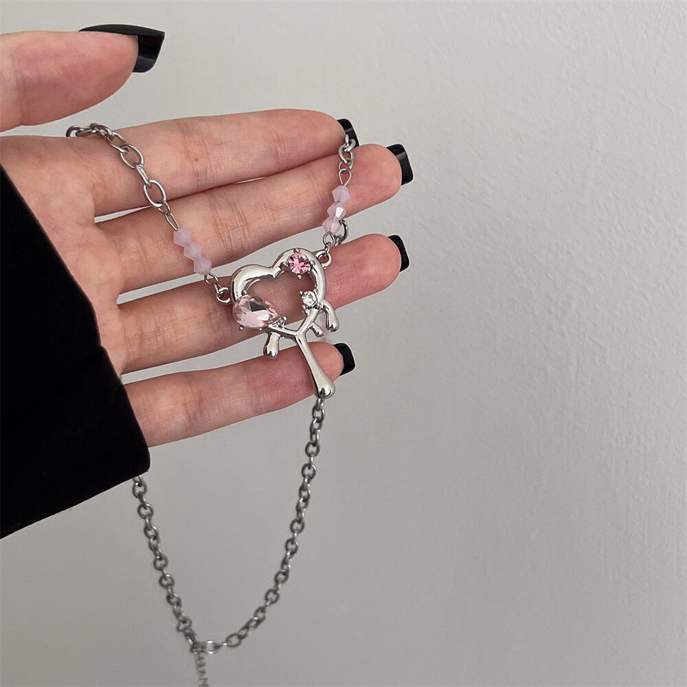 Rose Crystal Necklace Collection