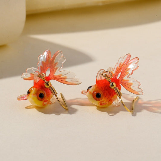 GoldFish Earrings