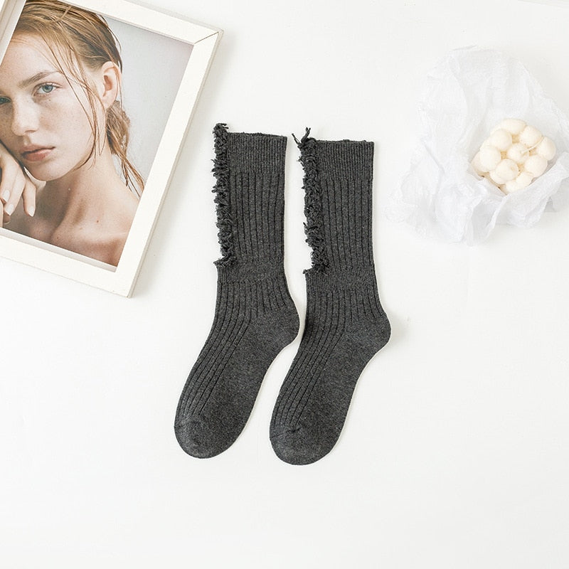 Gothic Ripped Punk Socks