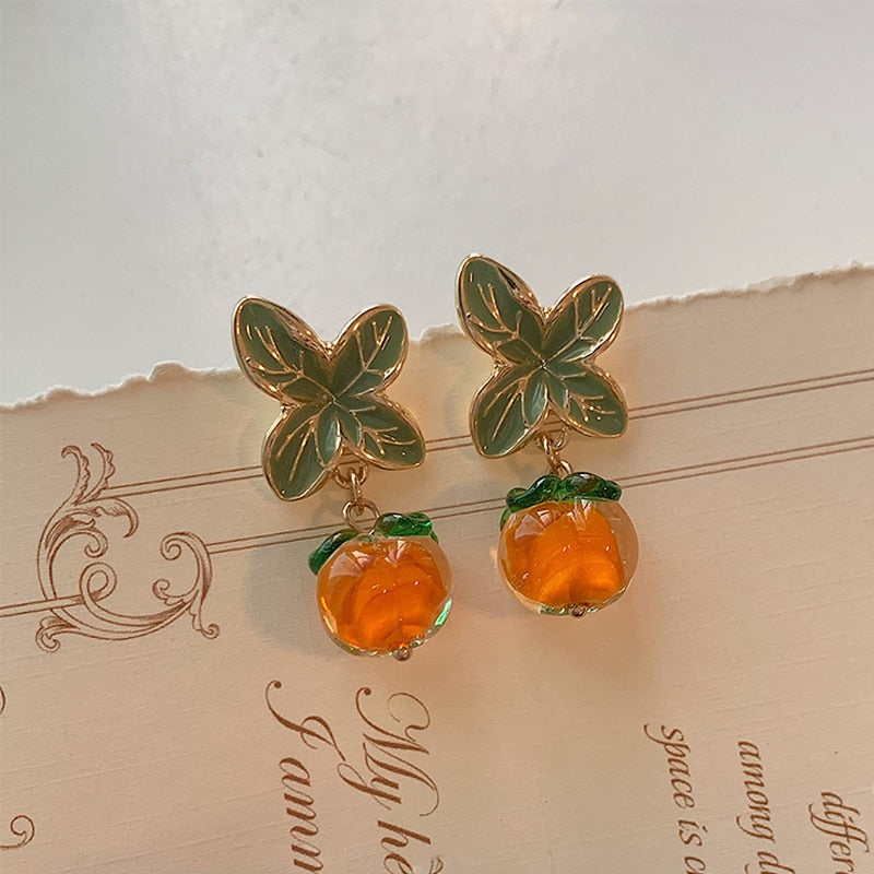 Persimmon Earrings
