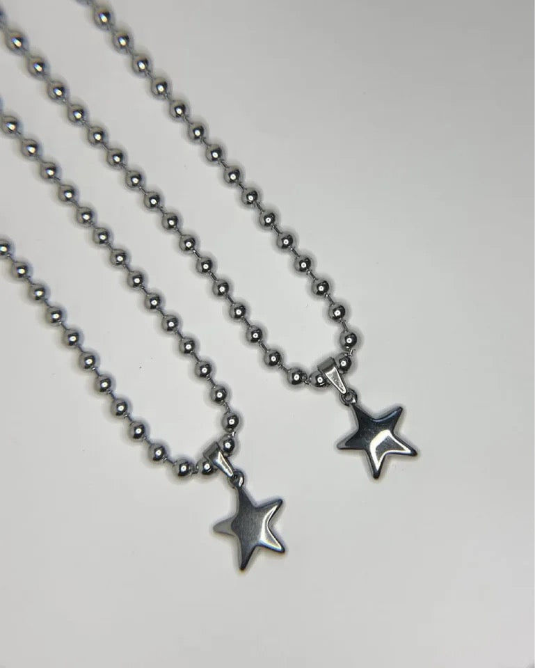 Twinkle Star Ballchain Necklace