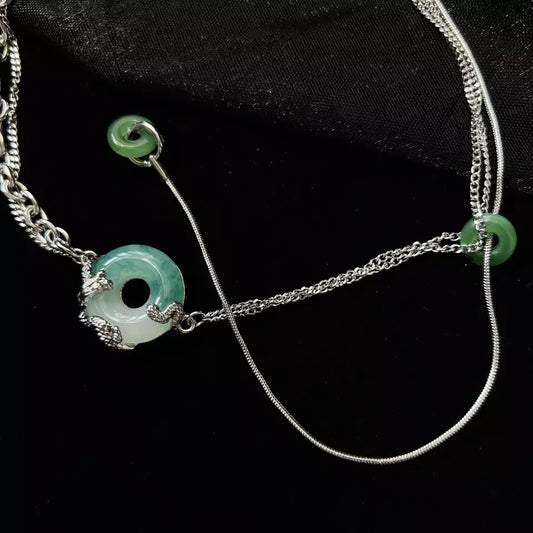 Jade Infinity Necklace