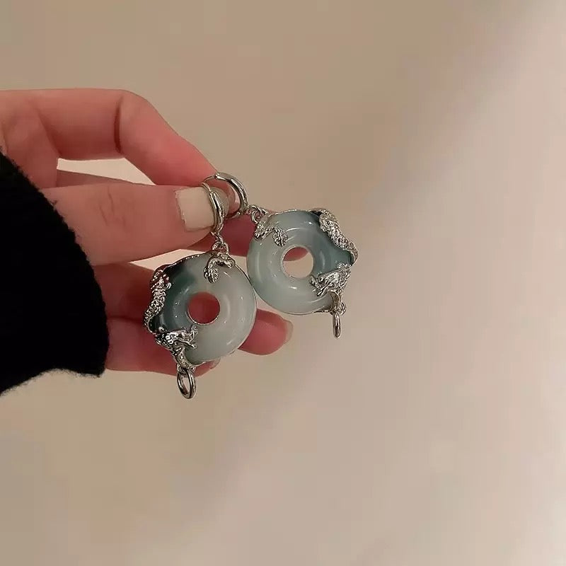 Silver Jade Dragon Huggies