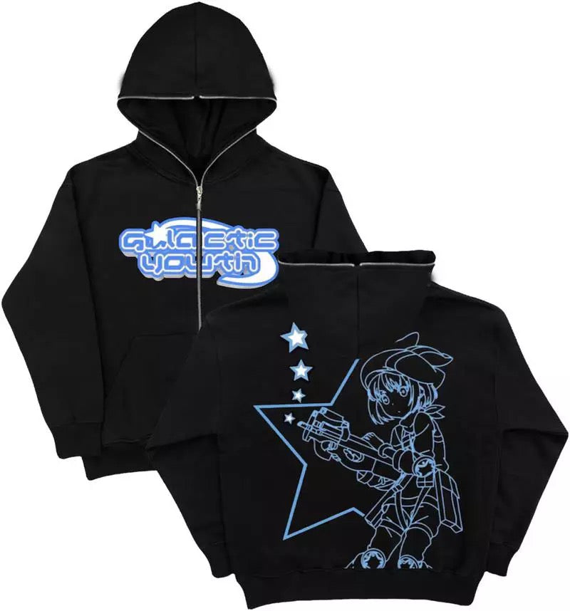 Galactic Youth Zip-Up Hoodie
