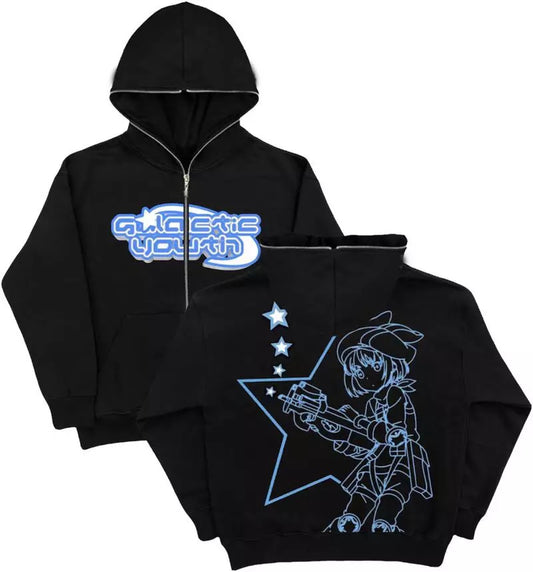 Galactic Youth Zip-Up Hoodie