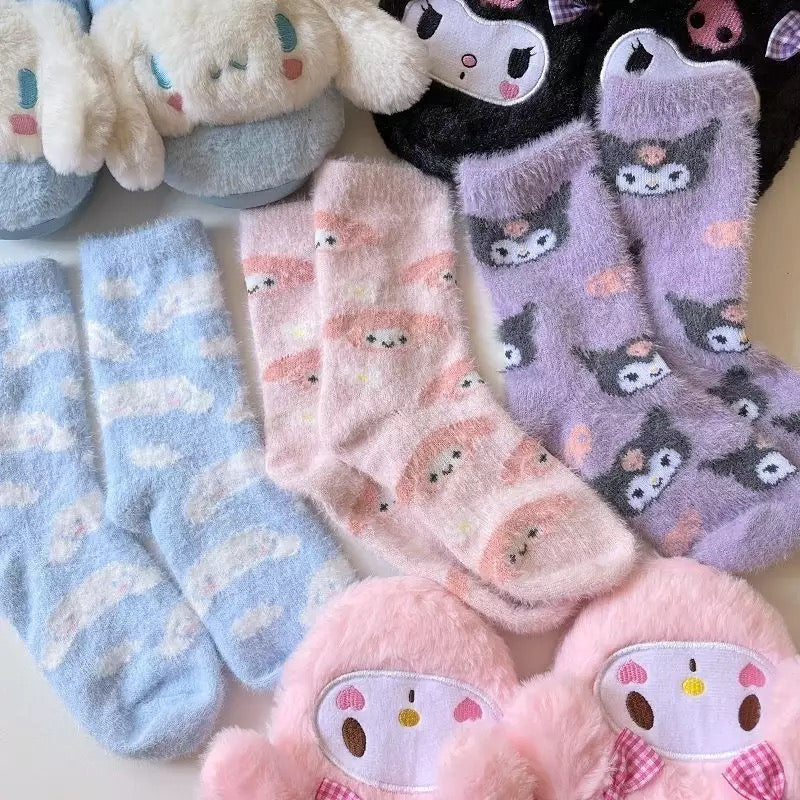 Kawaii Friends Fluffy Socks