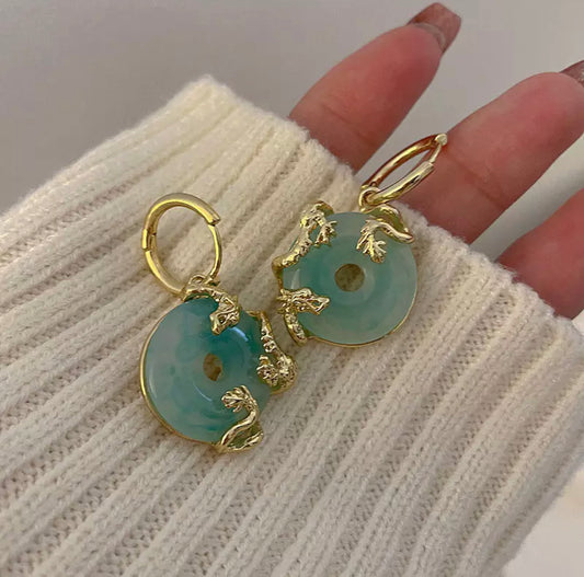 Gold Jade Dragon Huggies